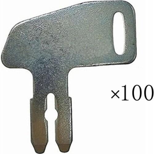 100pc Battery Disconnect Heavy Equipment Key K2C166 For Komatsu Master