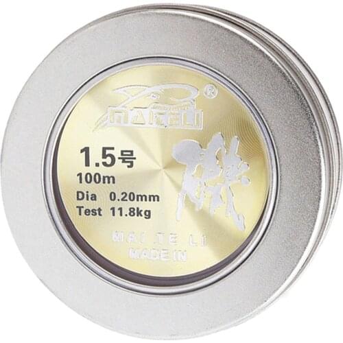 2pcs/lot Top quality strong pulling nylon fishing line 100m fishing lures line super strength wear resistant taiwan fishing line