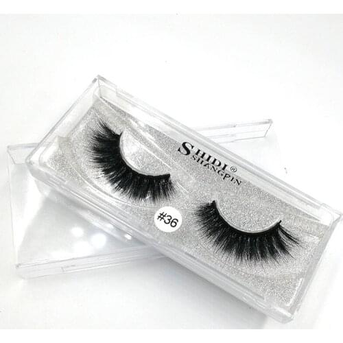 3D Mink False Eyelashes Makeup Black Handmade 1 Pair Fake Eye Lashes Extension