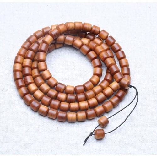 Natural Sandalwood Handmade Rosary Sandalwood Bracelet 99 Rosary Beads Islam Muslim 8mmx8mm Beads