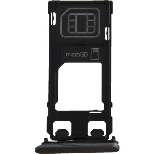 For Sony Xperia X F5121 SIM And Micro SD Memory Card Tray Holder With Silver/Black/Lime Gold/Rose Gold Color Cover