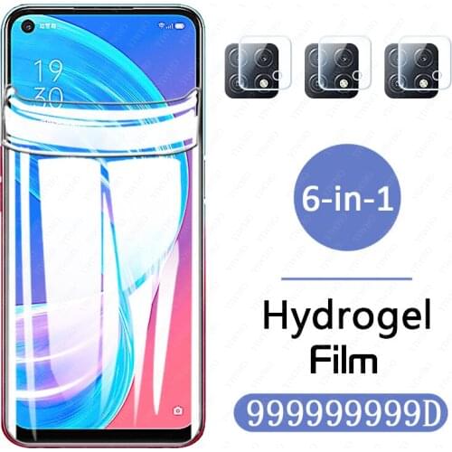 Screen Protector For oppo a72 5g Full Cover Hydrogel Film Soft Protective on for oppo a 72 72a 5g oppoa72 PDYM20 6.5" lens glass
