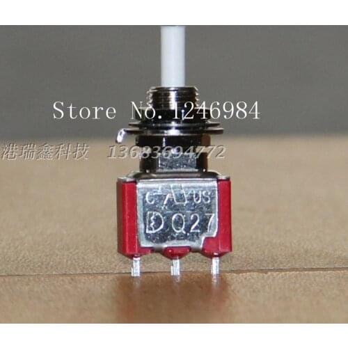 [SA]Taiwan Deli Wei electronic switch with lock button toggle switch SPDT normally open normally closed button L8601--20pcs/lot