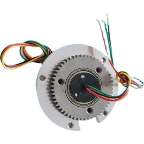 1/14 1/16 RC Hydraulic Excavator Tank Rotating Chassis Accessories Spin Turn Around Gear Assembly with 5A Electric Slip Ring