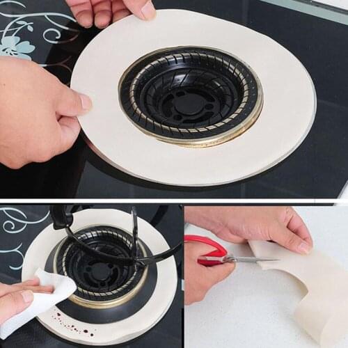 Hot Sale 3PC Gas Stove Protectors Reusable Gas Stove Burner Cover Liner Mat Fire Injuries Protection Trivets Kitche Tool 1050B