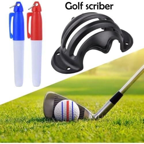 Golf Ball Line Liner Marker Pen Template Drawing Alignment Marks Tool Golf Outdoor Sport Training Aids Equipment