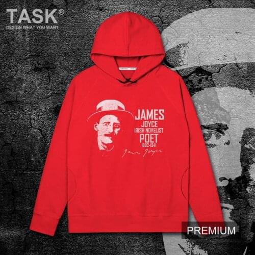 Celebrity James Joyce Ireland writer poet Postmodern literature Ulysses casual hooded sweater mens Tracksuit Spring Autumn Hoody