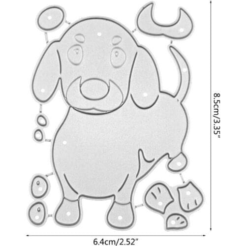2021 New Dog Metal Cutting Dies Stencil Scrapbooking DIY Album Stamp Paper Card Embossing