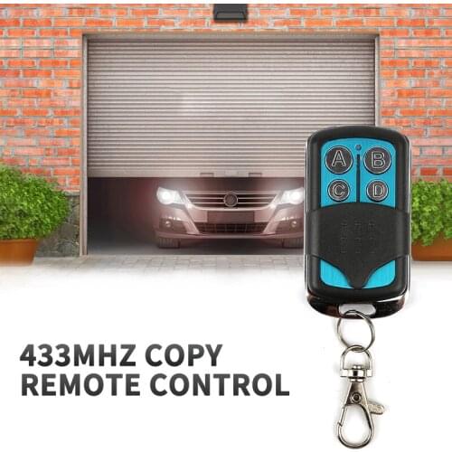 New 433MHZ Controller Cloning Duplicator Key Distance Remote Control 433MHZ Clone Fixed Learning Code For Gate Garage Door QBMY