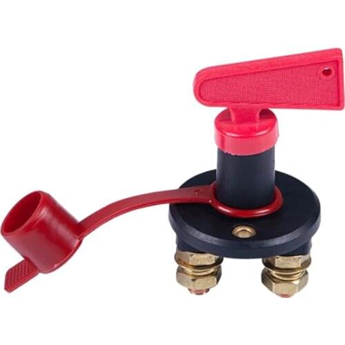 Car Battery Switch High Current Battery Disconnect Isolator Cut Off Switch For Marine Auto ATV Vehicles Interior Parts