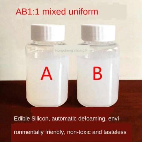 Food Grade AB Glue 1:1 Reversal Mold Inverted Diy Liquid Translucent Homemade Glue Mold Silicone Material