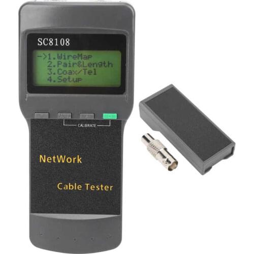 Cable Wire Fault Finder Wire Length Cable Tester Internet Cable Checker for Integrated Wiring in Telecommunications Bureaus