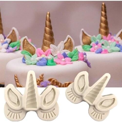Sugarcraft Unicorn Silicone Mold Fondant Cake Decorating Tools Chocolate Mould Decorating Tools Candy Clay Chocolate Gumpaste AX