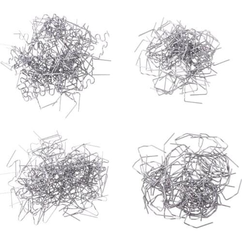 T3ED 400Pcs Pre-cut Staples Hot Staples For Plastic Stapler Repair Kit Welder 4 Sizes