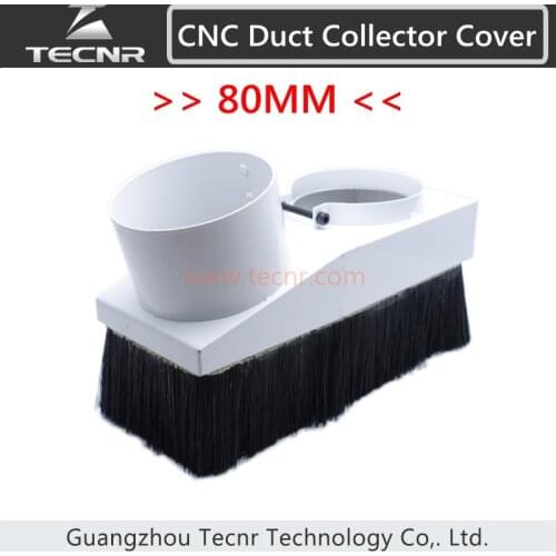 TECNR 80MM cnc dust cover collector cnc machine accessories for 1.5KW/2.2KW spindle motor