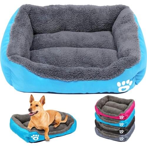 Dog Bed Small Dog House Warm Fleece Pet Sofa Kennel Nest Puppy Cat Beds Mat For Small Medium Dogs Chihuahua Cama Para Perro