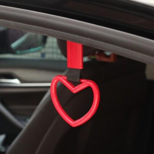 Tsurikawa Ring Heart JDM Train Bus Handle Hand Strap Drift Charm Strap Drift Auto Accessories Car Styling