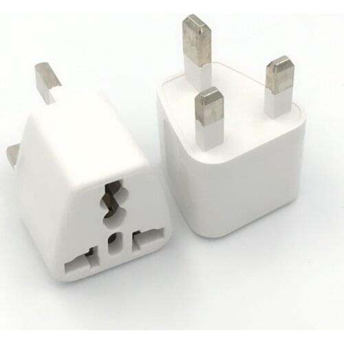 Universal UK Travel Adapter US Swiss Brazil Japn EU AU To UK British Plug Adapter AC Electric Power Cord Charger Socket Outlet