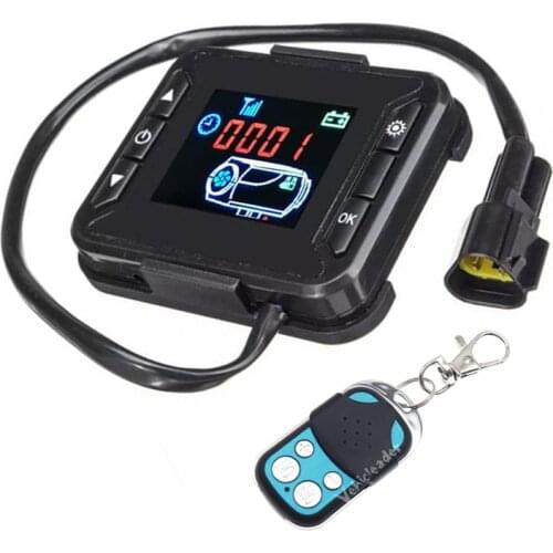Universal 12V Diesels Air Heater LCD Monitor Switch + 4 Buttons Remote Control Controller For Car Diesels Air Heater Parking