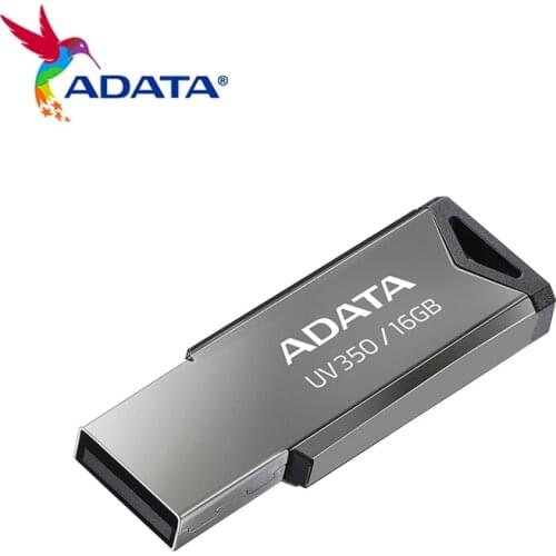 ADATA UV350 USB 3.2 Flash Drive 32GB 64GB 128GB Pen Drive U Disk High Speed Metal USB3.2 Pendrive Memory USB Stick for Computer