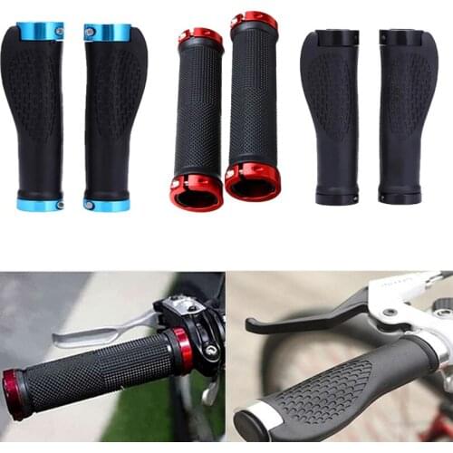 Bicycle Handlebar Grips Skid-Proof MTB Road Cycling Hand Rest Rubber Lock On Bicycle Handlebars Grips Casing Sheath Cycling Part