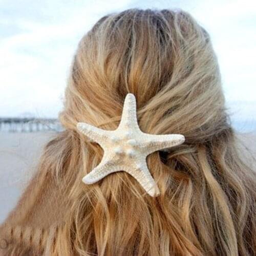 1pc Womens Girls Sweet Nice Starfish Beach Sea Star Hairpin Hair Clip Xmas Gift Headwear