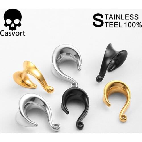 Casvort 10pcs/lot Unique Stainless Steel Ear Piercing Fashion Hooks for Dangles Body Piercing Jewelry
