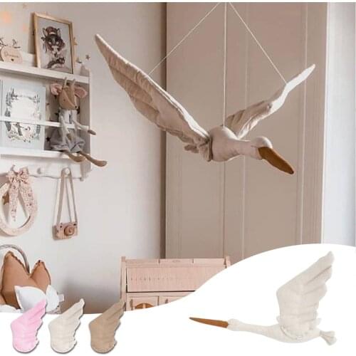 Creative Wall Hanging Velvet Plush Doll Wall Decoration Childrens Room Pendant Pillow Nordic Style Room Decorations 55cmx50cm