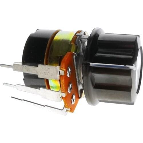 2PCS WH138 Hot New WH138-1 15MM B500K Adjustable Resistance Speed Regulator With Switch Potentiometer 500K