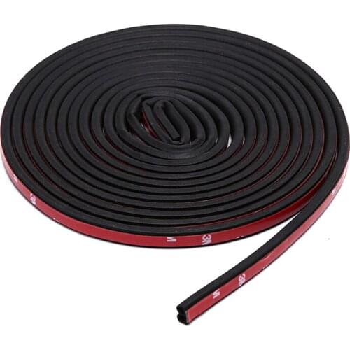 5M Universal B Type Sealing Sticker Automobiles Interior Accessories Car Door Seal Strips Sticker Trunk Soundproofing Waterproof