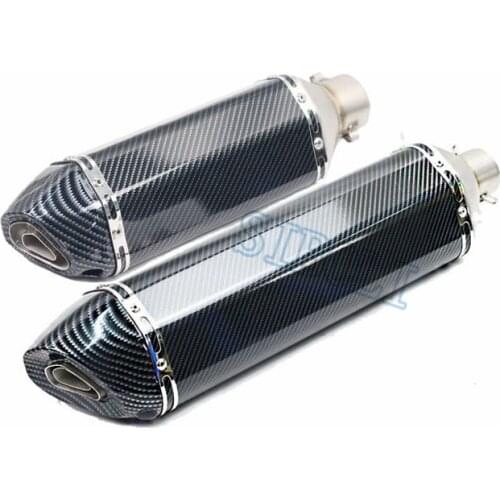 51mm Universal Motorcycle For Yoshimura Exhaust Muffler Pipe Imitation Carbon Fiber DB Killer For tmax 500 yamaha r15