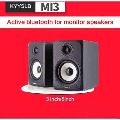 60W High-power Monitor Speaker 3 Inch Recording Studio Professional Speaker Home Fever Bluetooth HiFi Speaker Office Monitor