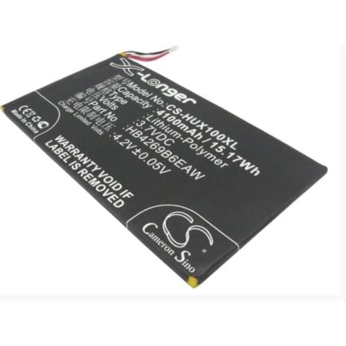 Cameron Sino 4100mah battery for HUAWEI Honor X1 4G 7D-504L X1 7D-504L HB4269B6EAW Mobile, SmartPhone Battery