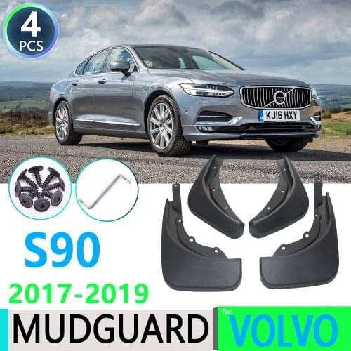 For Volvo S90 2017 2018 2019 Fender Mudguard Mud Flaps Guard Splash Flap Car Accessories