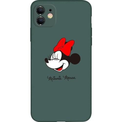 2021 Disney Silicone Phone Case for Iphone 11 X XS 7 8 7Plus 8Plus Xr Xsmax 11promax Cute Mickey Minnie Cartoons Print Cover