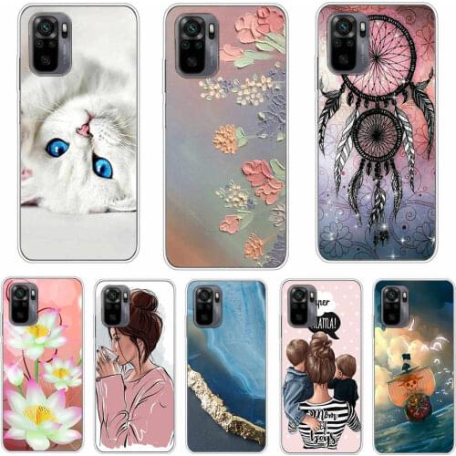 Case For Xiaomi Redmi Note 10 Pro Case Redmi Note 10 Protective Cover Redmi Note 10S Soft Silicone Phone Shell For Redmi Note 10