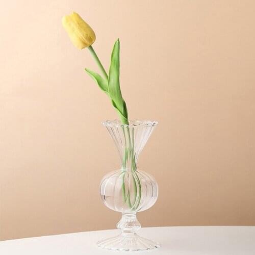 Flower Vase for Table Decoration Living Room Decorative Vase Planter Table Ornaments Floral Table Glass Vase