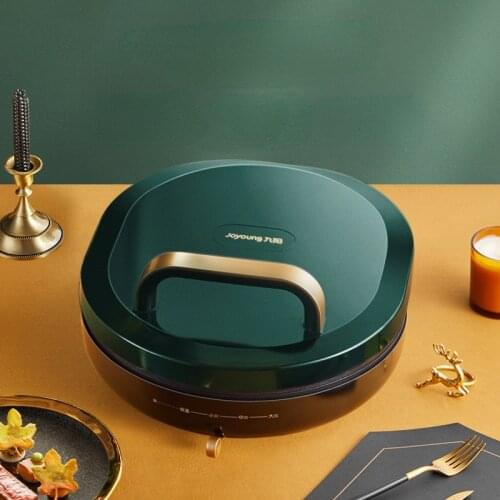 220V Electric Baking Pan Double-sided Heating Suspension Type Crepe Maker Skillet Pancake Baking Machine Pie Pizza Griddle