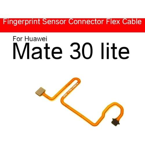 Home Return Fingerprint Sensor Flex Cable For Huawei Mate 30 Lite Pro Menu Return Sensor Flex Ribbon Repair Parts Replacement