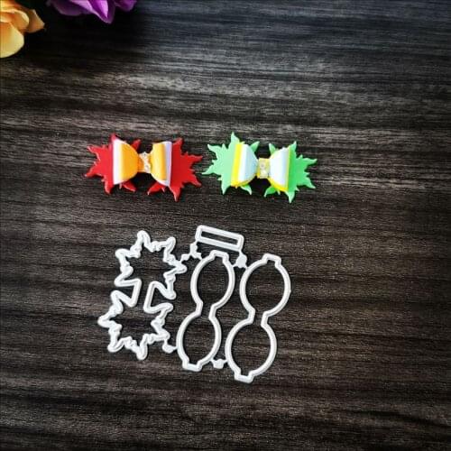 Bow Metal die cut Stencils For Card Making Decorative Embossing Suit Paper Cards Stamp DIY