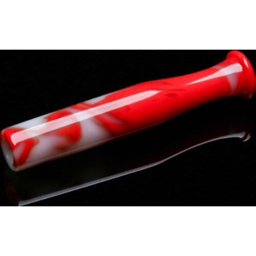 Natural Chicken Blood Jade Cigarette Holder Mens Jewelry Jade Stone Cigarette Filter Smoking Set Wholesale