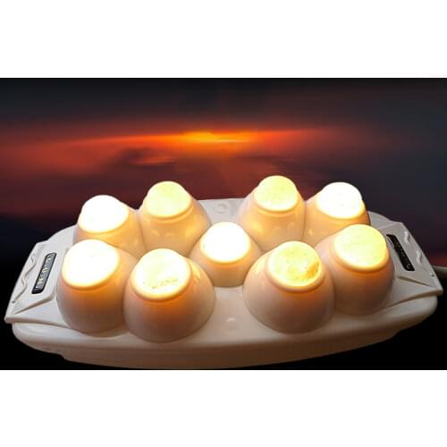 Natural Jade Massager With Heat Therapy Physical Therapeutic Device For Body Tens Massage Relaxation and Muscle Stimulator