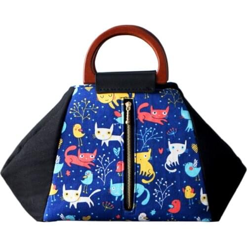 Non finished products B12 large capacity Double shoulder Zipper bag Cloth art DIY Kiss Lock Bag Material package coin purse Kits