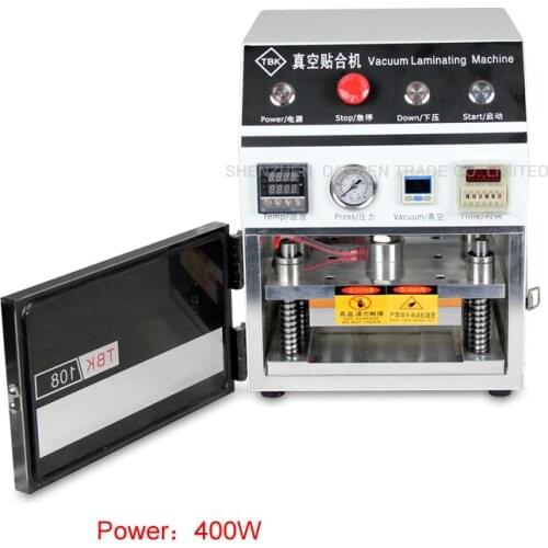 New Vacuum Laminating Machine OCA LCD Flat Plate Type Laminator Machine Vacuum Remove Bubble Machine
