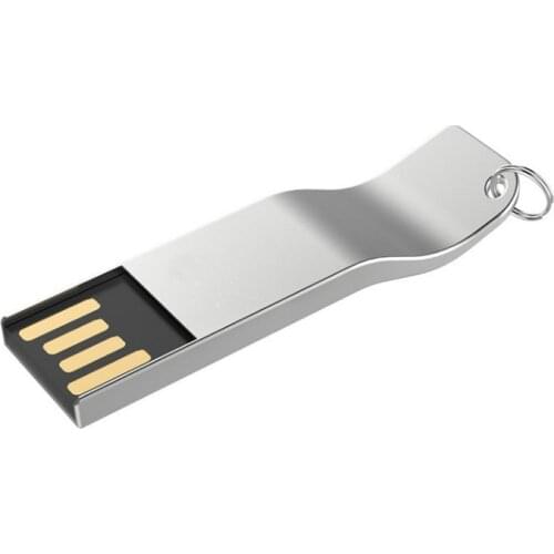 10pcs/lot Custom Logo New Metal USB Flash Drive Pen Drive 4GB 8GB 16GB 32GB 64GB Pendrive USB 2.0 Flash Memory Stick for Wedding