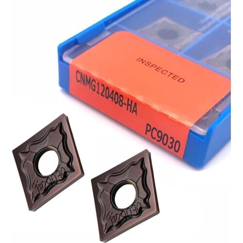 Original Carbide Insert CNMG120404 CNMG120408 HA HS PC9030 CNC Lathe External Turning Tool Insert For Stainless Steel