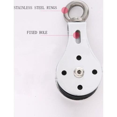 300KG Groove Wheel Mute Swivel Fitness Strength Training Bearing Lifting Pulley