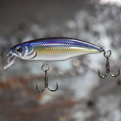 1 Pcs Small Lures for Minnow Fishing Lure Japanese Style Bait 4.5g 52mm Slowly Sinking Minnow Mini Hard Bait for Perch Trout