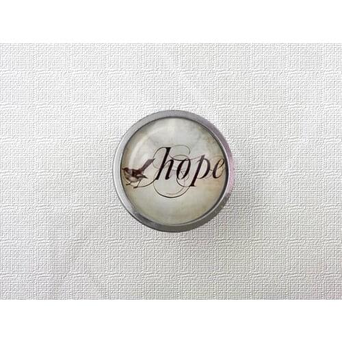 Bird Hope Drawer Knobs Vintage Style DIY Knobs Copper Sliver Bronze Modern Funiture Door Cabinet Handles Hardware