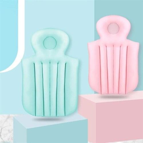 SPA Bathtub Cushion Folding With Neck And Back Support Headrest Pillow Thickened Baby Bathing Pad Bathtub For Tub Bathroom